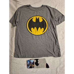 Boys Batman Shirt And Socks Bundle
